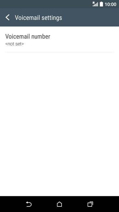 Press Voicemail number. Press Voicemail number.