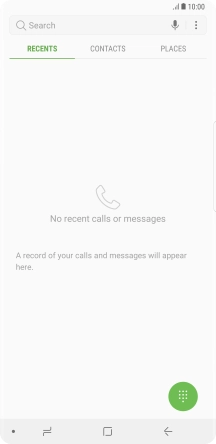 Press the menu icon. Press the menu icon.