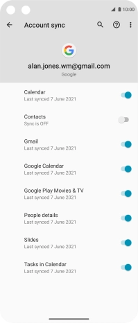 Press the indicator next to Press the indicator next to