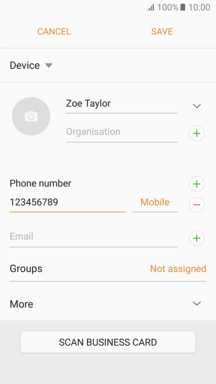 Press SAVE. Press SAVE.