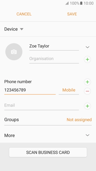 Press SAVE. Press SAVE.