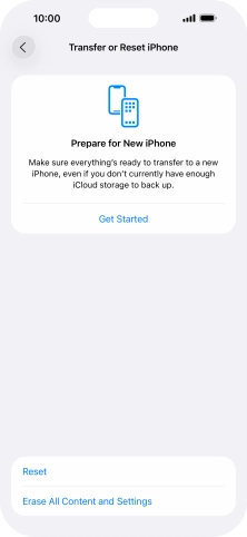 Press Reset. Press Reset.