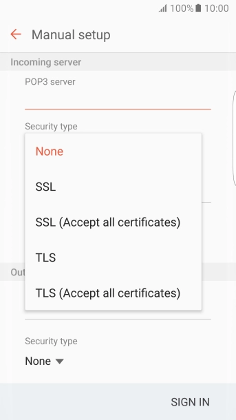 Press None to turn off the function. Press None to turn off the function.