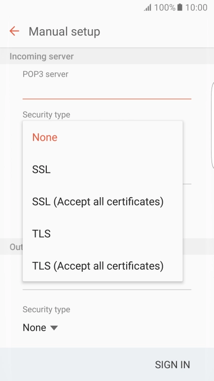 Press None to turn off the function. Press None to turn off the function.