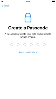 Press Passcode Options. Press Passcode Options.
