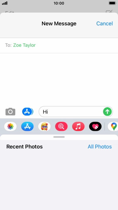 Press All Photos and go to the required folder. Press All Photos and go to the required folder.