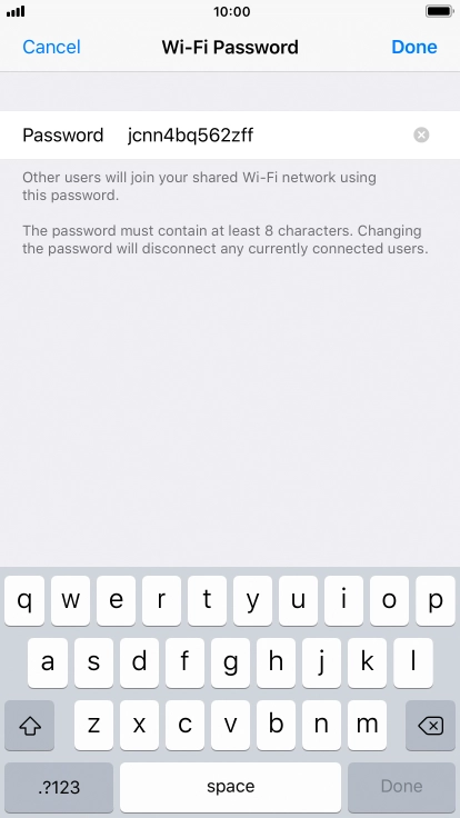 Press Done. Press Done.