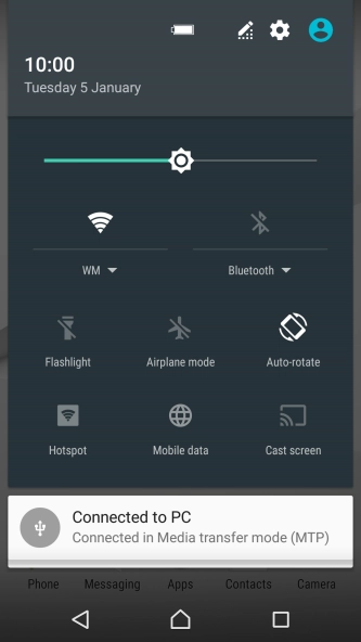 Press the settings icon. Press the settings icon.