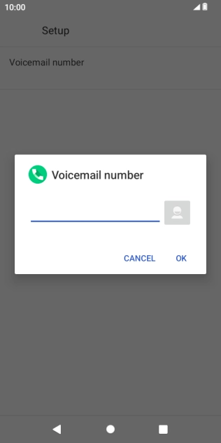 Key in +61414121121 and press OK. Key in +61414121121 and press OK.
