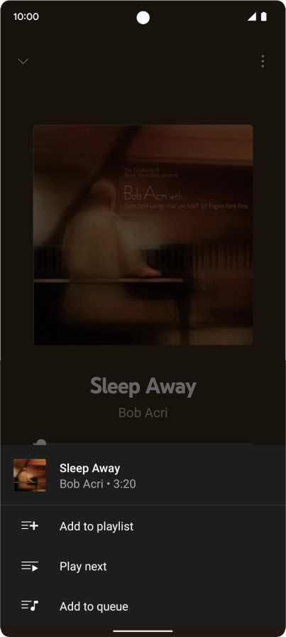 Press Add to playlist. Press Add to playlist.