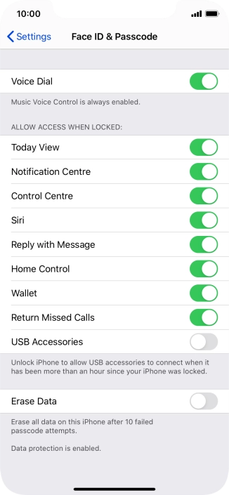 Press the indicator next to Press the indicator next to