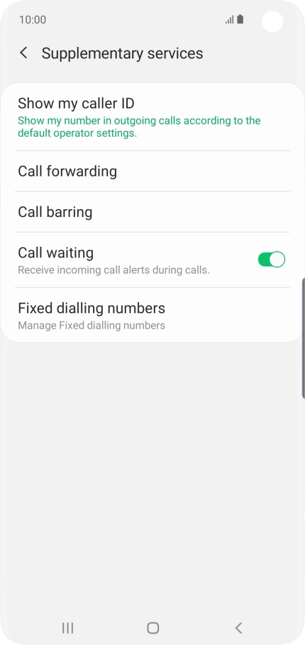 Press Show my caller ID. Press Show my caller ID.