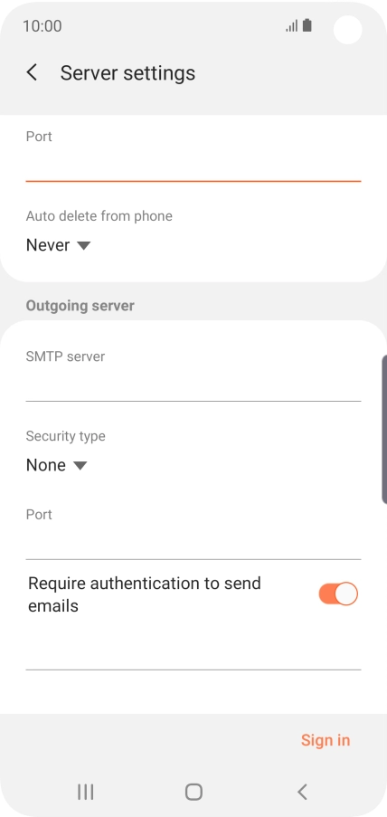 Press the drop down list below Press the drop down list below