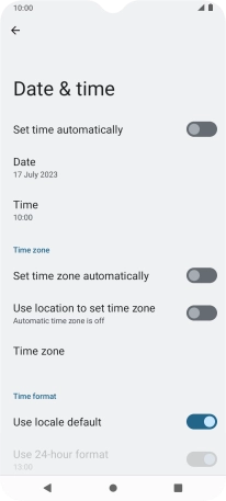 Press the indicator next to Press the indicator next to