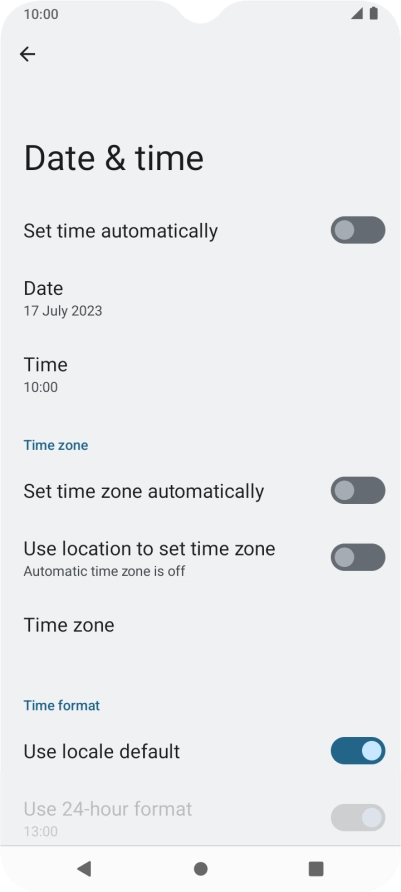Press the indicator next to Press the indicator next to