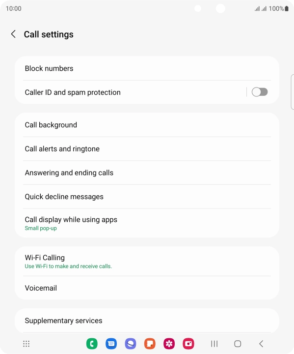 Press Wi-Fi Calling. Press Wi-Fi Calling.