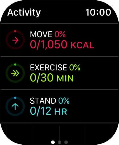 Keep sliding upwards to see the number of steps, distance and number of floors you've covered. Keep sliding upwards to see the number of steps, distance and number of floors you've covered.
