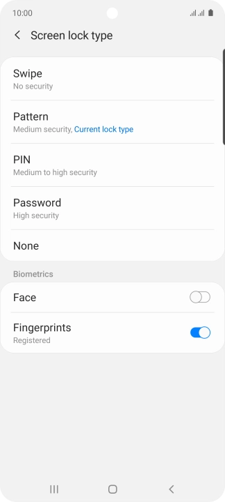 Press None. Press None.