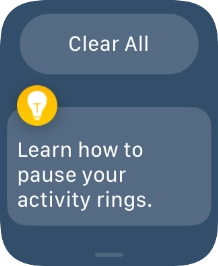 Press the required notification to open it. Press the required notification to open it.
