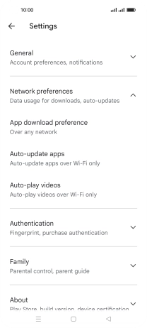 Press Auto-update apps. Press Auto-update apps.