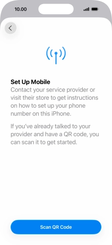 Press Scan QR Code. Press Scan QR Code.