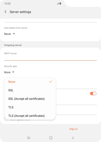 Press None to turn off the function. Press None to turn off the function.