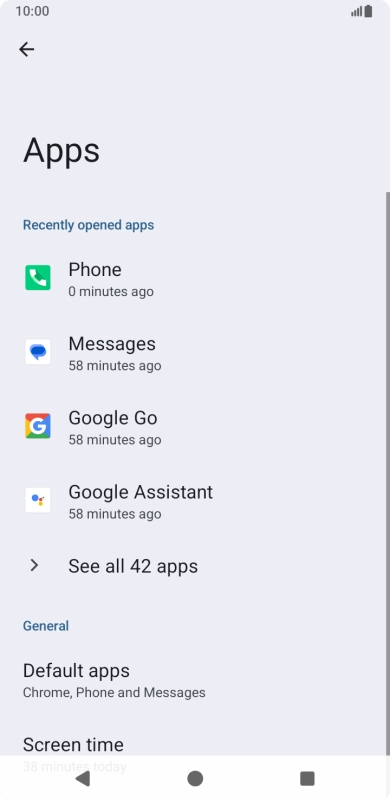 Press See all apps. Press See all apps.