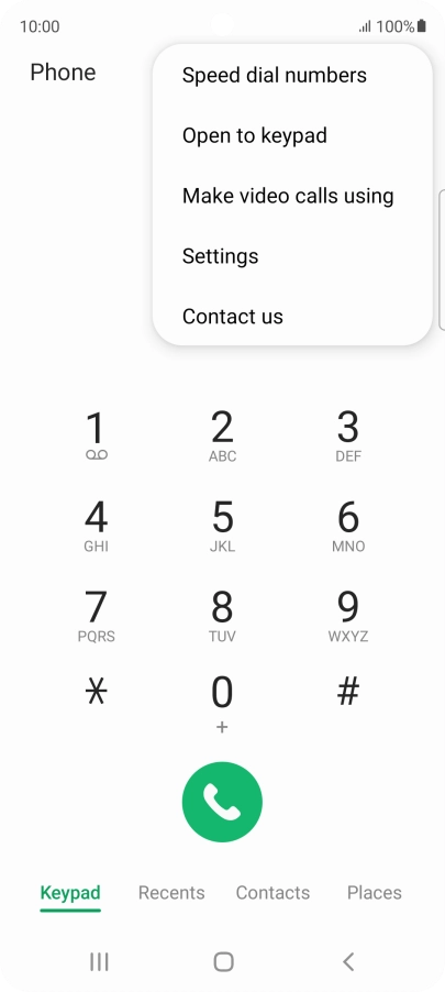 Press Settings. Press Settings.