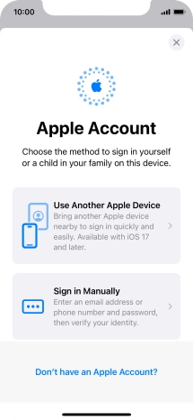 Press Sign in Manually. Press Sign in Manually.