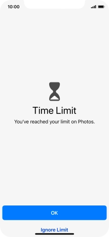 Press Ignore Limit. Press Ignore Limit.