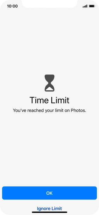 Press Ignore Limit. Press Ignore Limit.