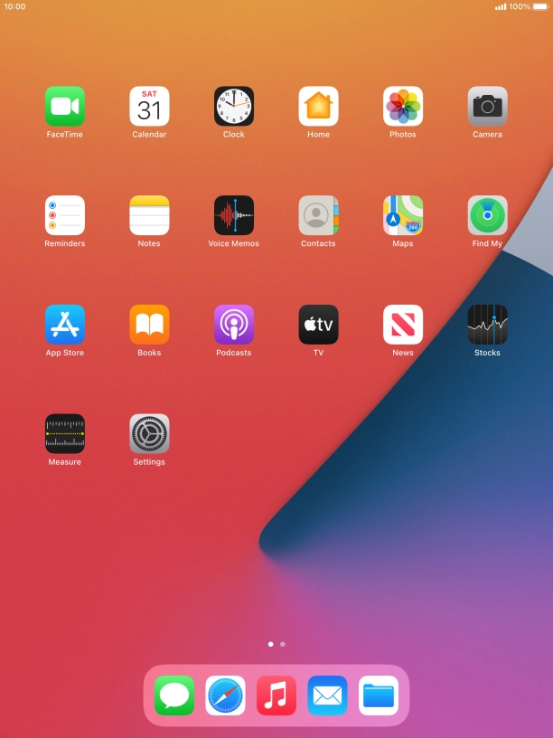 When your tablet is turned on, you can always see the battery power level. The larger the coloured section of the battery icon, the more remaining battery power. When your tablet is turned on, you can always see the battery power level. The larger the coloured section of the battery icon, the more remaining battery power.