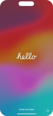 Slide your finger upwards starting from the bottom of the screen. Slide your finger upwards starting from the bottom of the screen.