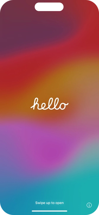 Slide your finger upwards starting from the bottom of the screen. Slide your finger upwards starting from the bottom of the screen.