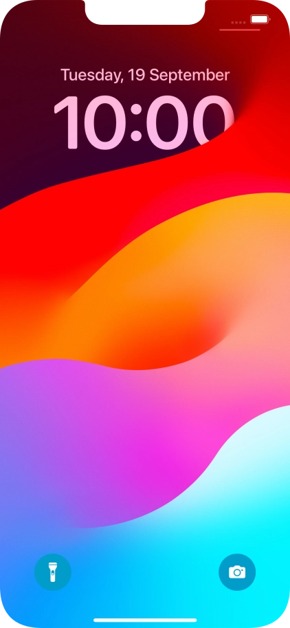 Slide your finger upwards starting from the bottom of the screen. Slide your finger upwards starting from the bottom of the screen.