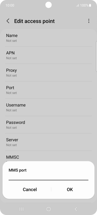 Key in 8080 and press OK. Key in 8080 and press OK.