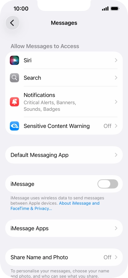 Press the indicator next to Press the indicator next to