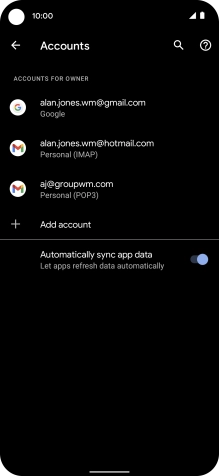 Press the indicator next to Press the indicator next to