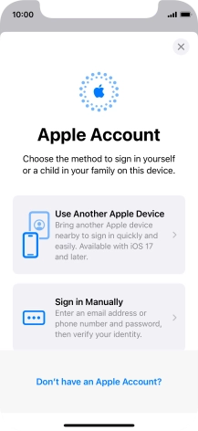 Press Sign in Manually. Press Sign in Manually.