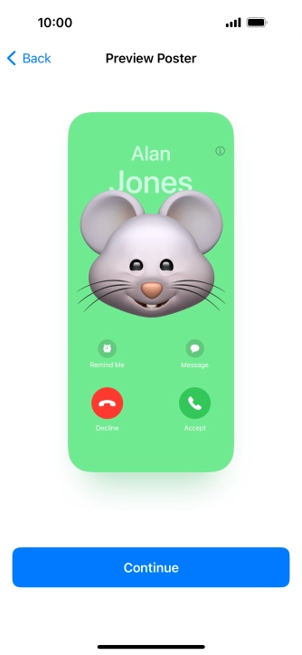 Press Continue. Press Continue.