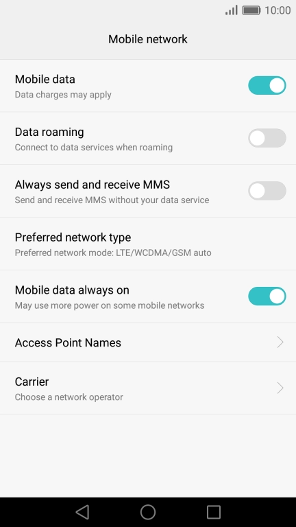 Press Access Point Names. Press Access Point Names.