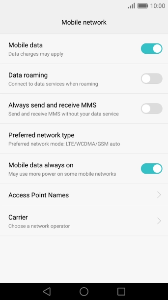 Press Access Point Names. Press Access Point Names.