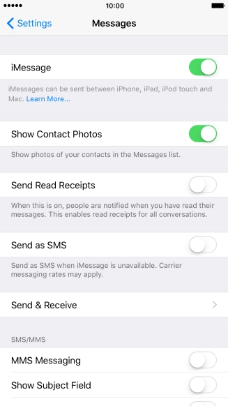 Press the indicator next to Press the indicator next to