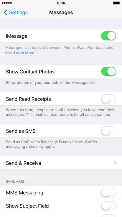Press the indicator next to Press the indicator next to