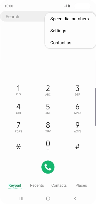 Press Settings. Press Settings.