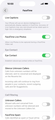 Press the indicator next to Press the indicator next to