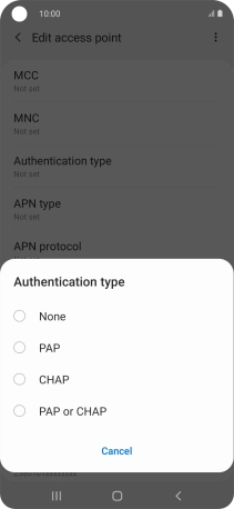 Press PAP. Press PAP.