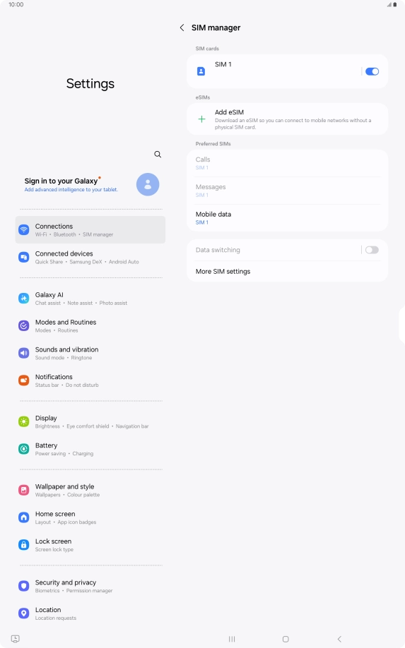 Press Add eSIM. Press Add eSIM.