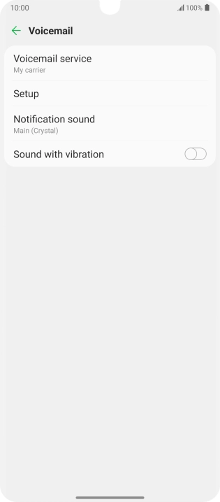 Press Setup. Press Setup.