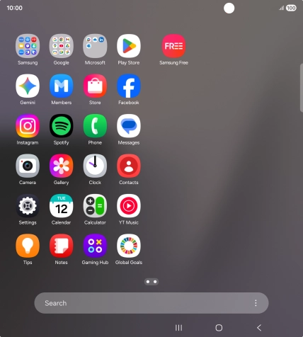 Open a supported app, e.g. Messages. Open a supported app, e.g. Messages.